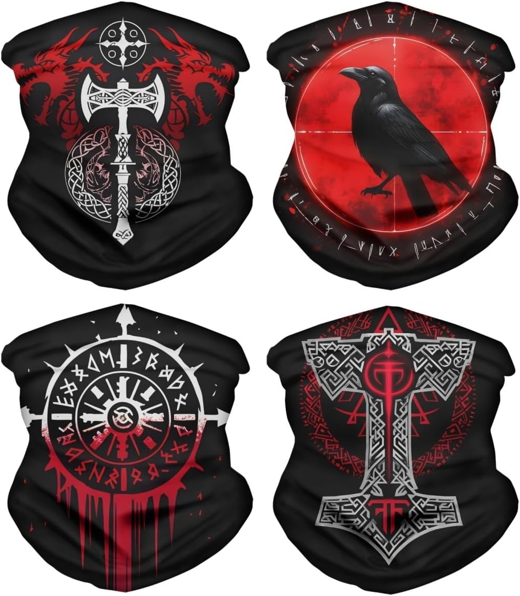 Set de 4 bandanas sin costuras para hombre y mujer miniatura 1