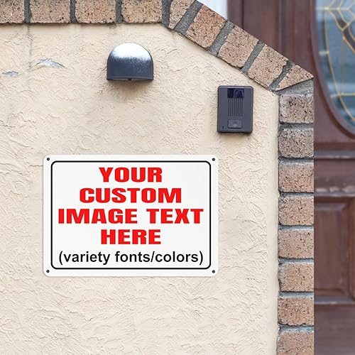 Miniatura 2 de Letreros personalizados de metal para exteriores, letreros personalizados para oficina, negocios, hogar, jardín, granja, bar, letreros