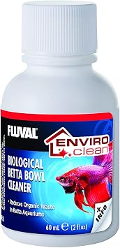 Fluval Betta Enviro Clean, Biological Aquarium Water Treatment, 2 Oz.,White