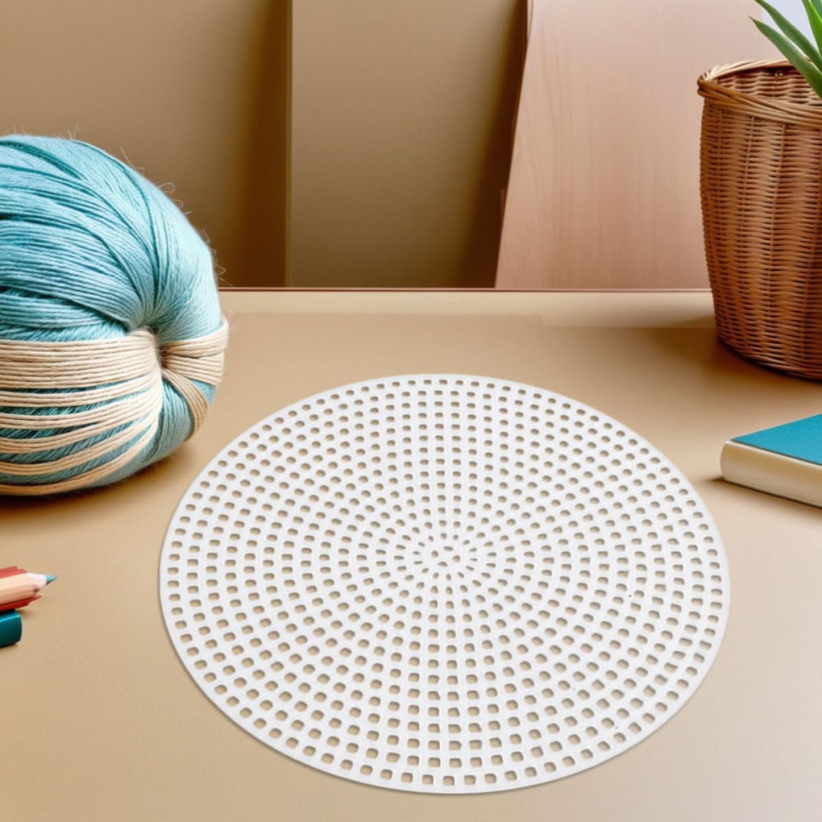 30pcs Plastic Craft Mesh Canvas Sheets for Embroidery and Needlework
