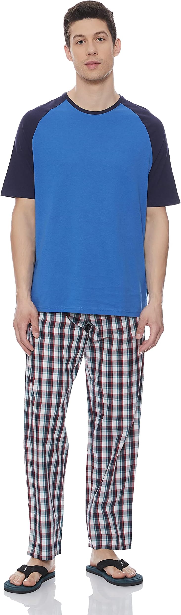 Marks & SpencerMen's Cotton Solid Pajama Set Pack of 1