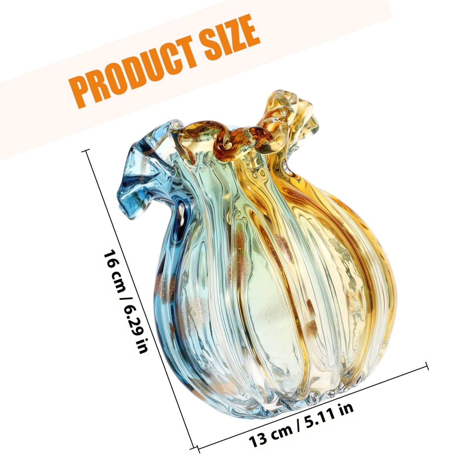 Vaso in Vetro dal Design Moderno per Fiori Freschi