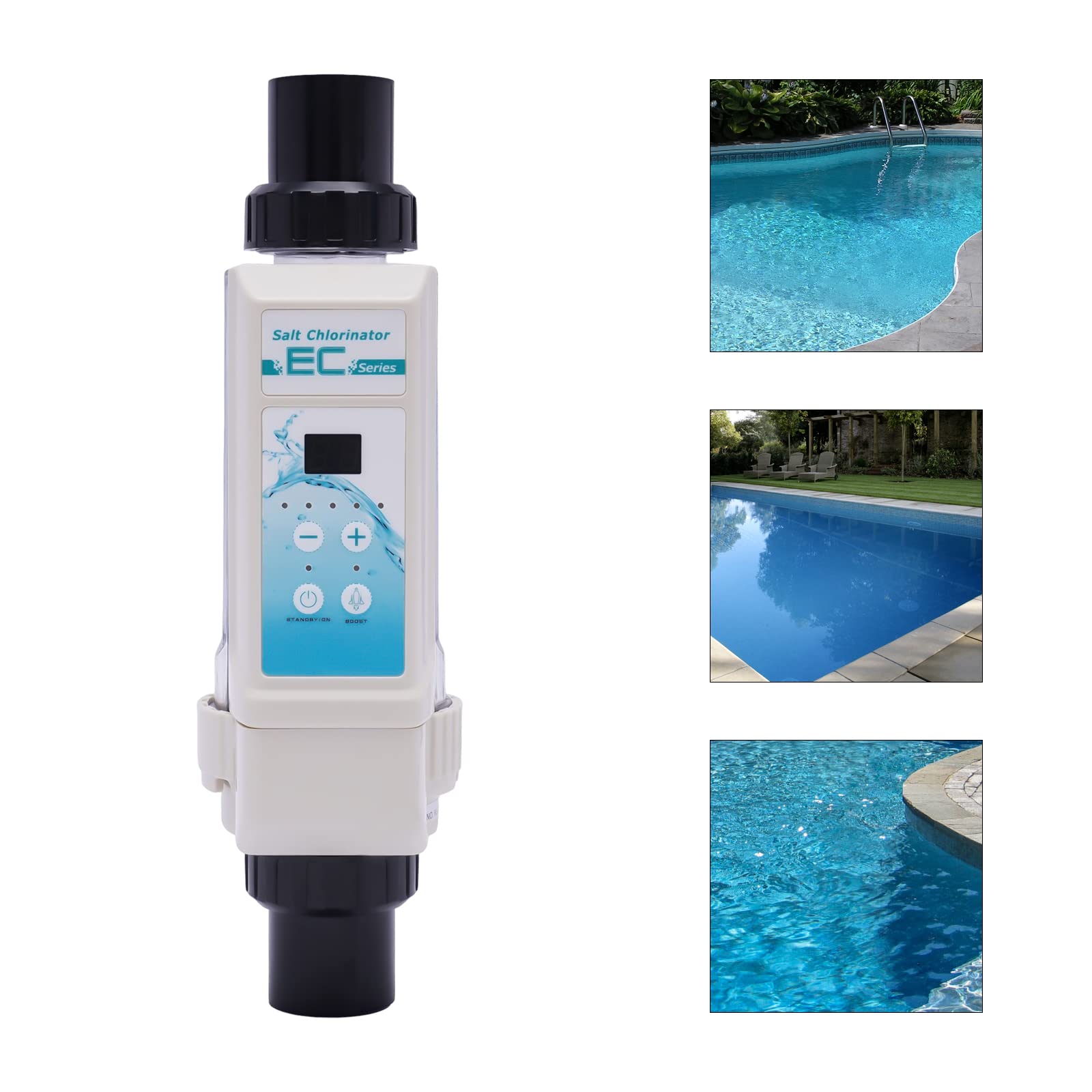 Generador de cloro de 8 g/h, sistema de agua salada, electrólisis, generador de cloro, adecuado para piscinas SPA de 50 m³