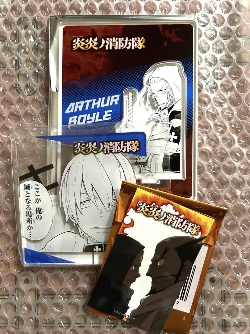 炎炎ノ消防隊 スタンドコースター アーサー Amazon.co.jp: 炎炎ノ消防隊 アーサーボイル スタンドコースター