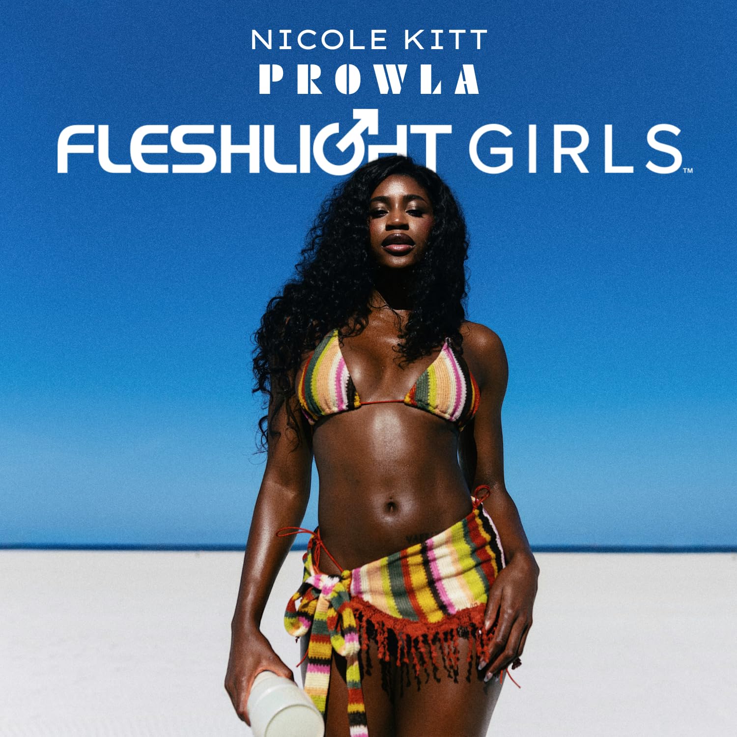 Fleshlight Nicole Kitt Prowla (butt) - Masturbatore Uomo - Esperienza reale - Superskin - Facile da pulire
