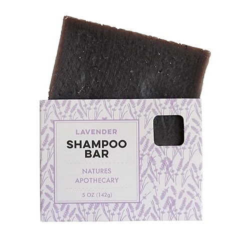Miniatura 2 de Nature's Apothecary Lavender Solid All Natural Shampoo Bar, hecho a mano en Estados Unidos con ingredientes a base de plantas. Respetuoso con el