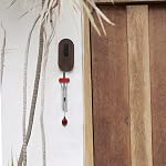 Yitexin Small Wind Chimes, Outdoor Aluminum Chime with Soft Melodic Tones, Garden Chimes, for Yard, Porch, Home Decor (Red, 27x4cm)