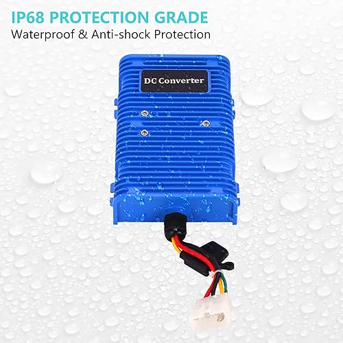 Miniatura 3 de 10L0L Carrito de golf de 360 W 48 V 36 V a 12 V 30 A convertidor regulador de voltaje reductor de potencia CC para EZGO Club Car, transformador