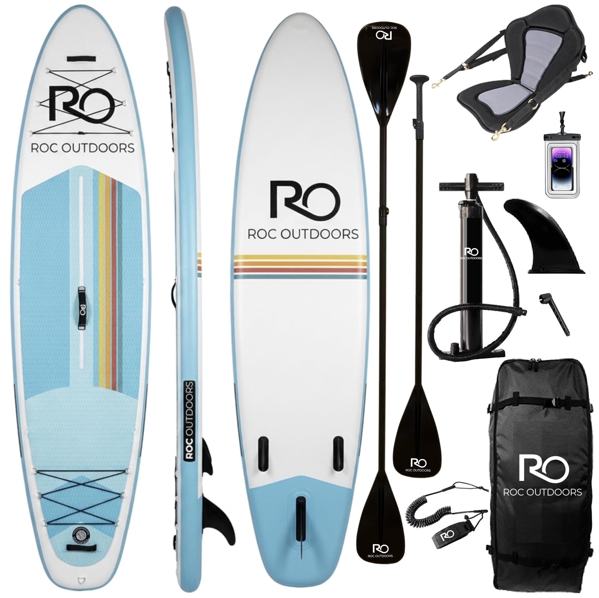 Roc Inflatable Stand Up Paddle Board 10' 6