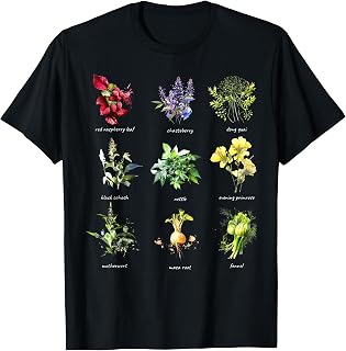 Women's Reproductive Health Herbs Herbalist Plant Lover T-Shirt