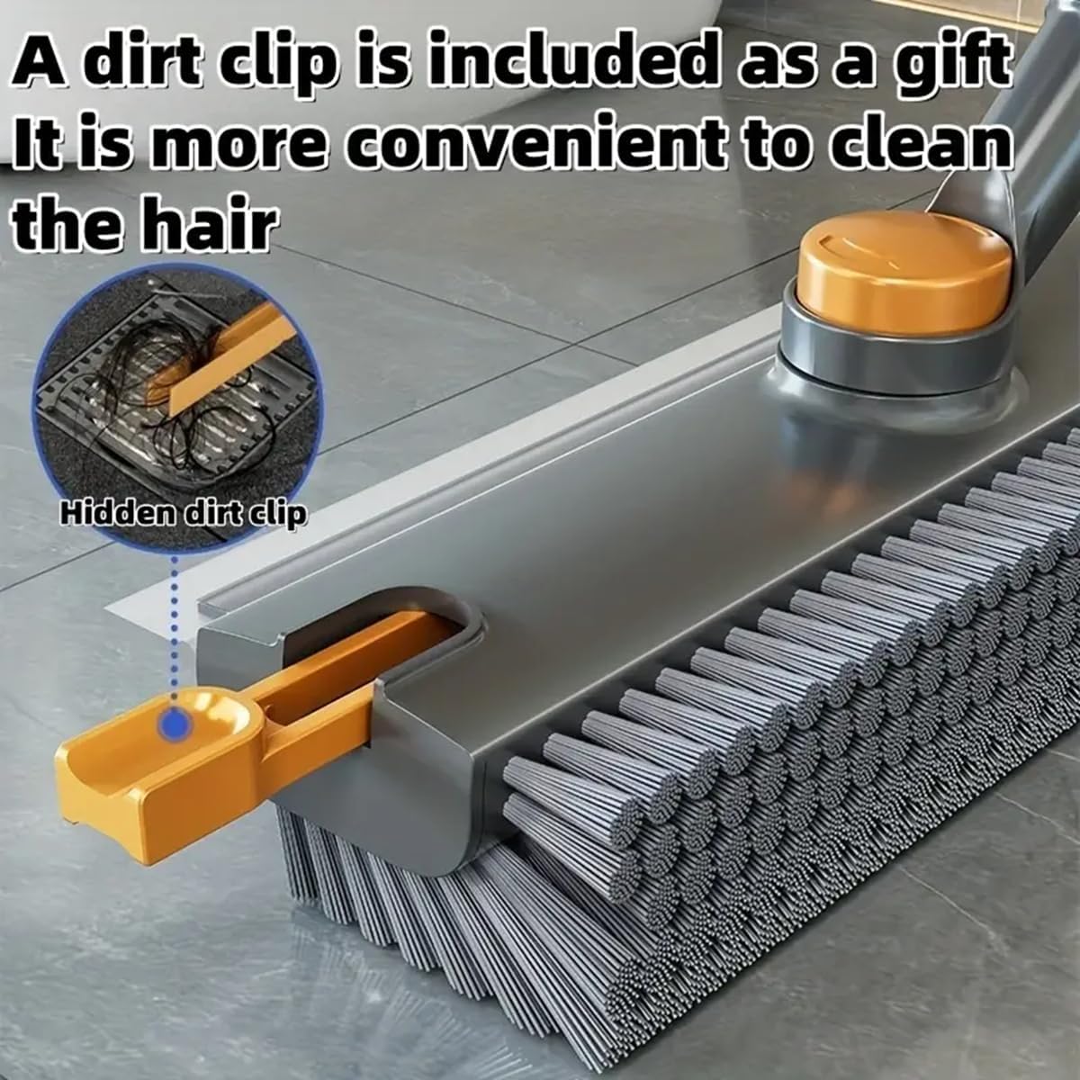 3-in-1 Bathroom Cleaning Brush - Wiper & Long Handle -5 3-in-1 Bathroom Cleaning Brush - Wiper & Long Handle -5