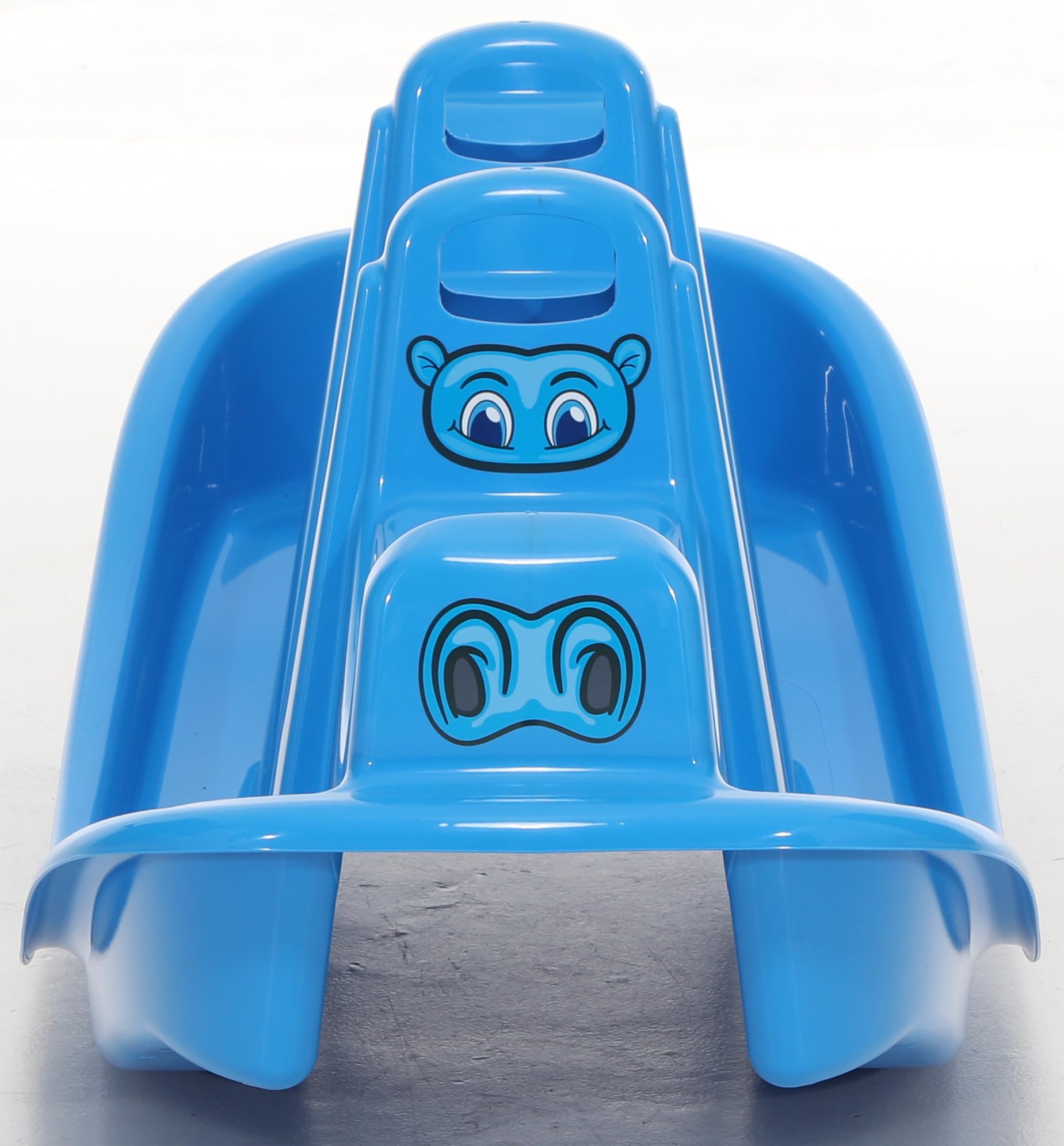 Wippe Rocker Nilpferd Tier Schaukelwippe Kunststoff Kinder Spielzeug blau