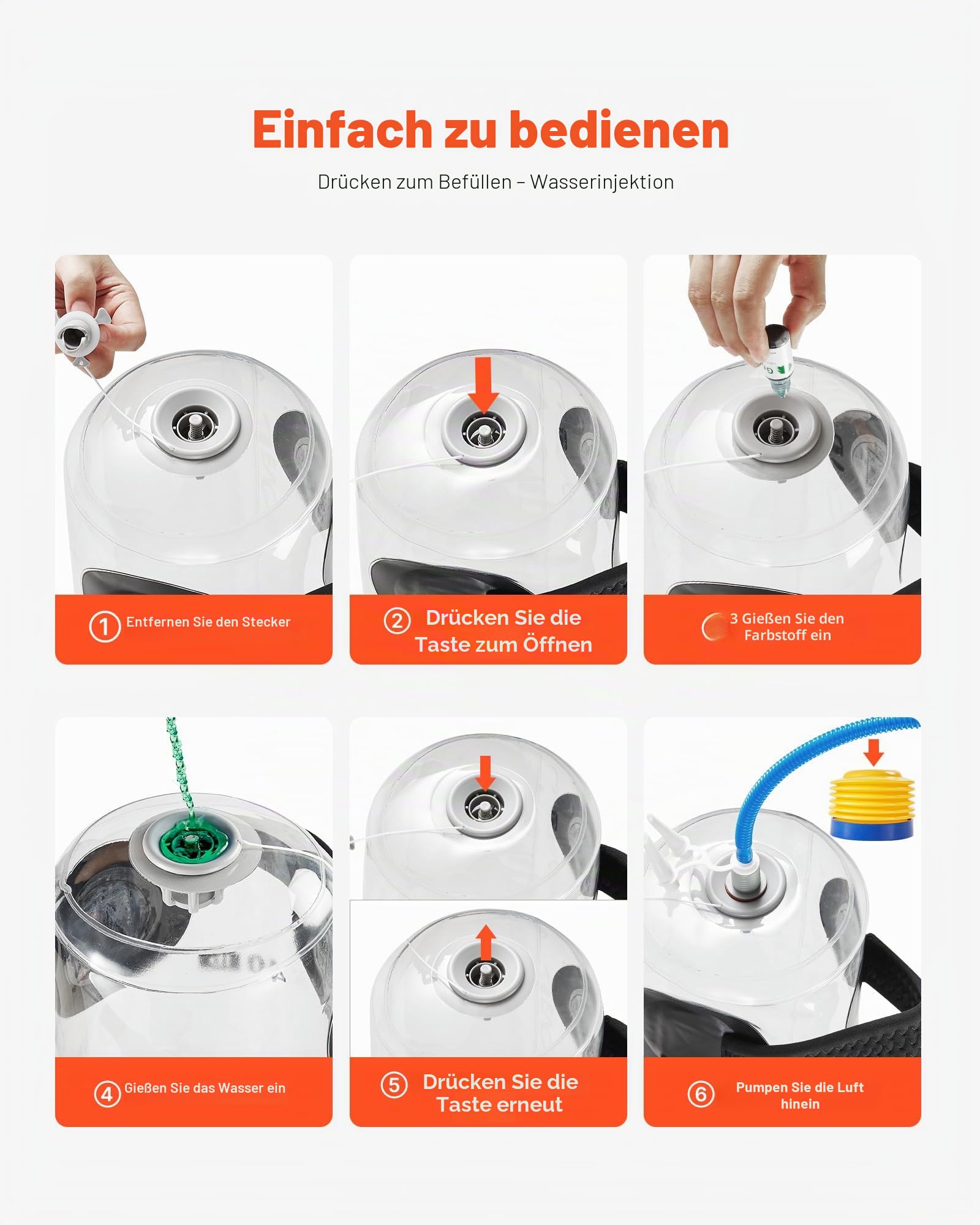 VEVOR Wassergewichte Aqua-Tasche, große Aqua-Tasche für Workout, verstellbare tragbare Stabilität, Fitness- und Ganzkörper-Trainingsgeräte, für Kraftkern- und Gleichgewichtstraining, Heimgymnastik