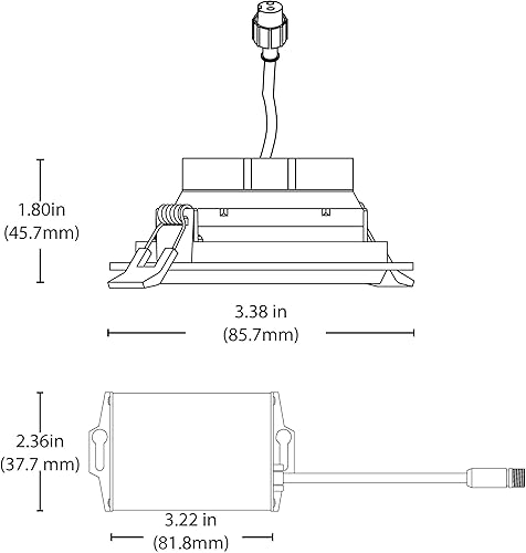 Miniatura 9 de NICOR Lighting DGD311203KRDOB - Focos LED Downlights, bronce aceitado