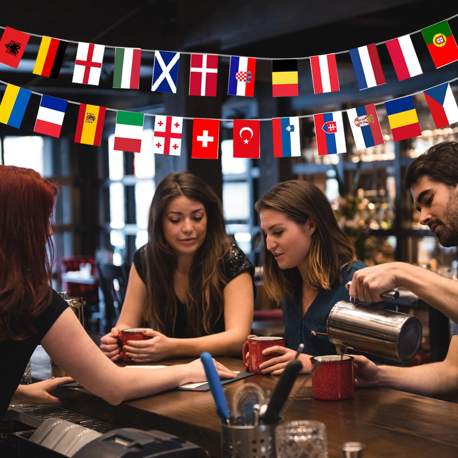EM Flags Bunting for Euro Football 2024 - Image 4