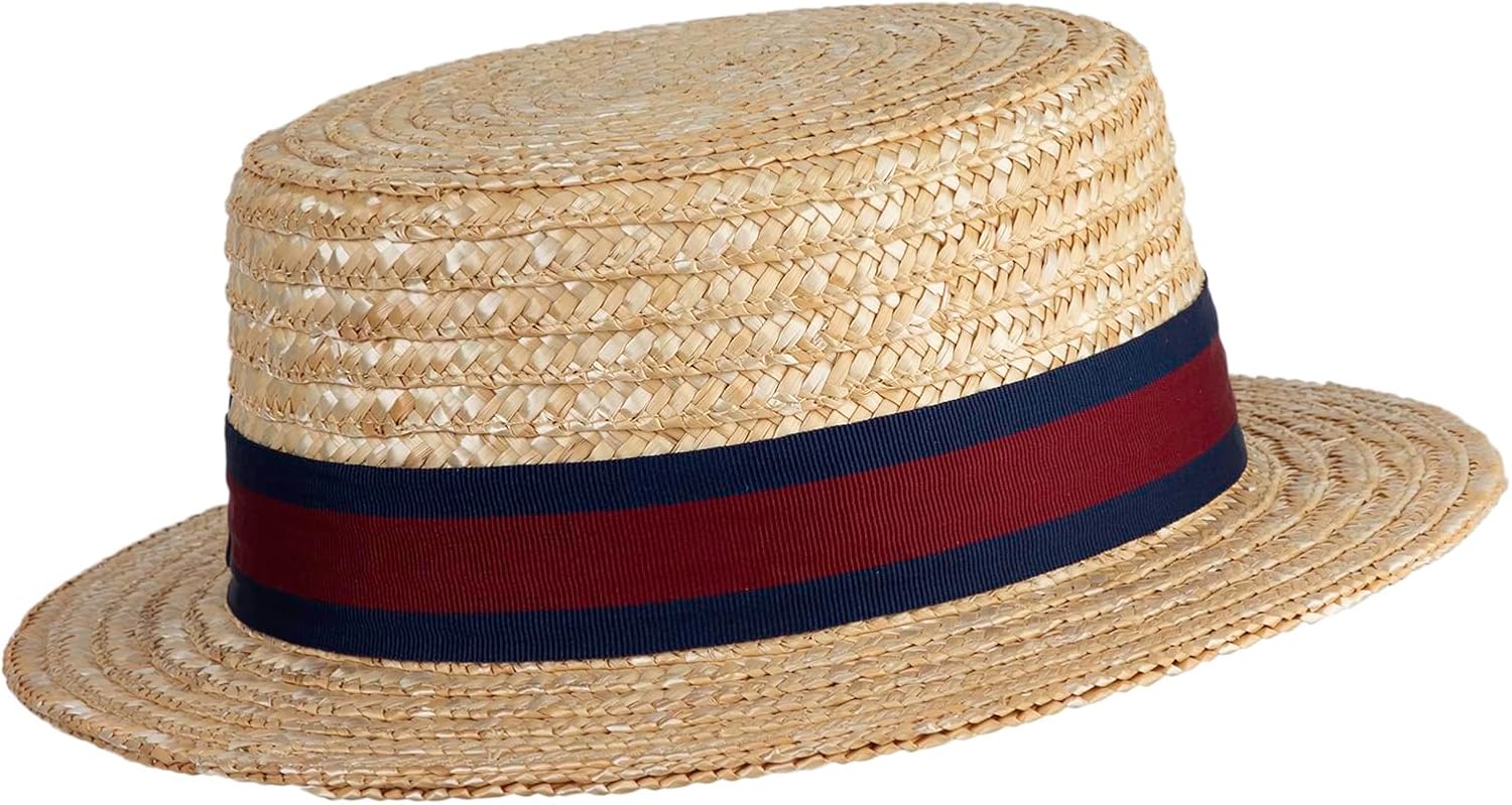 UPF 50+ Classic Straw Boater Hat