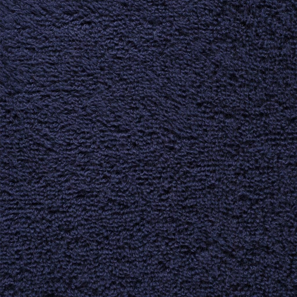 SOLUND - Juego de toallas de baño (12 unidades, 600 g/m²), color azul marino