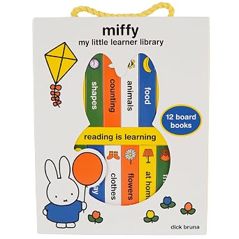 Miffy My Little Learner Library - My First Library 12 Book Set Miffy Board Book