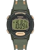 Men's Expedition CAT5 41mm Watch - Green Strap Digital Dial Green Case