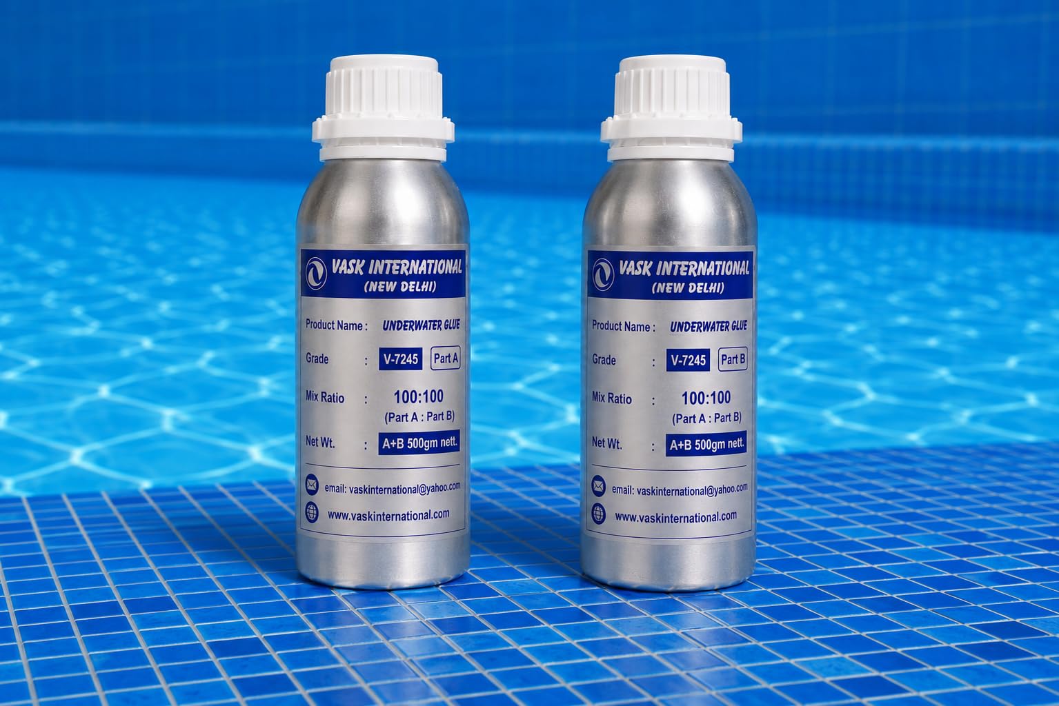Underwater Tile Stone & Marble Adhesive 200g | Two Component Part A & Part B Epoxy Bonding Compound | Suitable for Swimming Pools, Water Features, Tiles, Stone, Marble & Repair-image-8