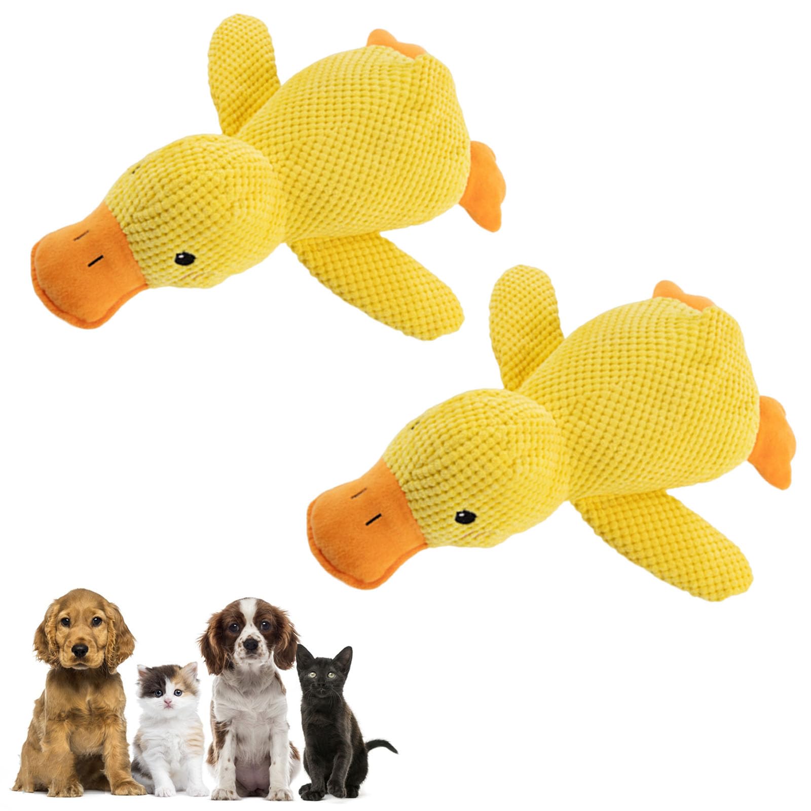 Canard à mâcher pour chien de qualité supérieure en peluche douce durable