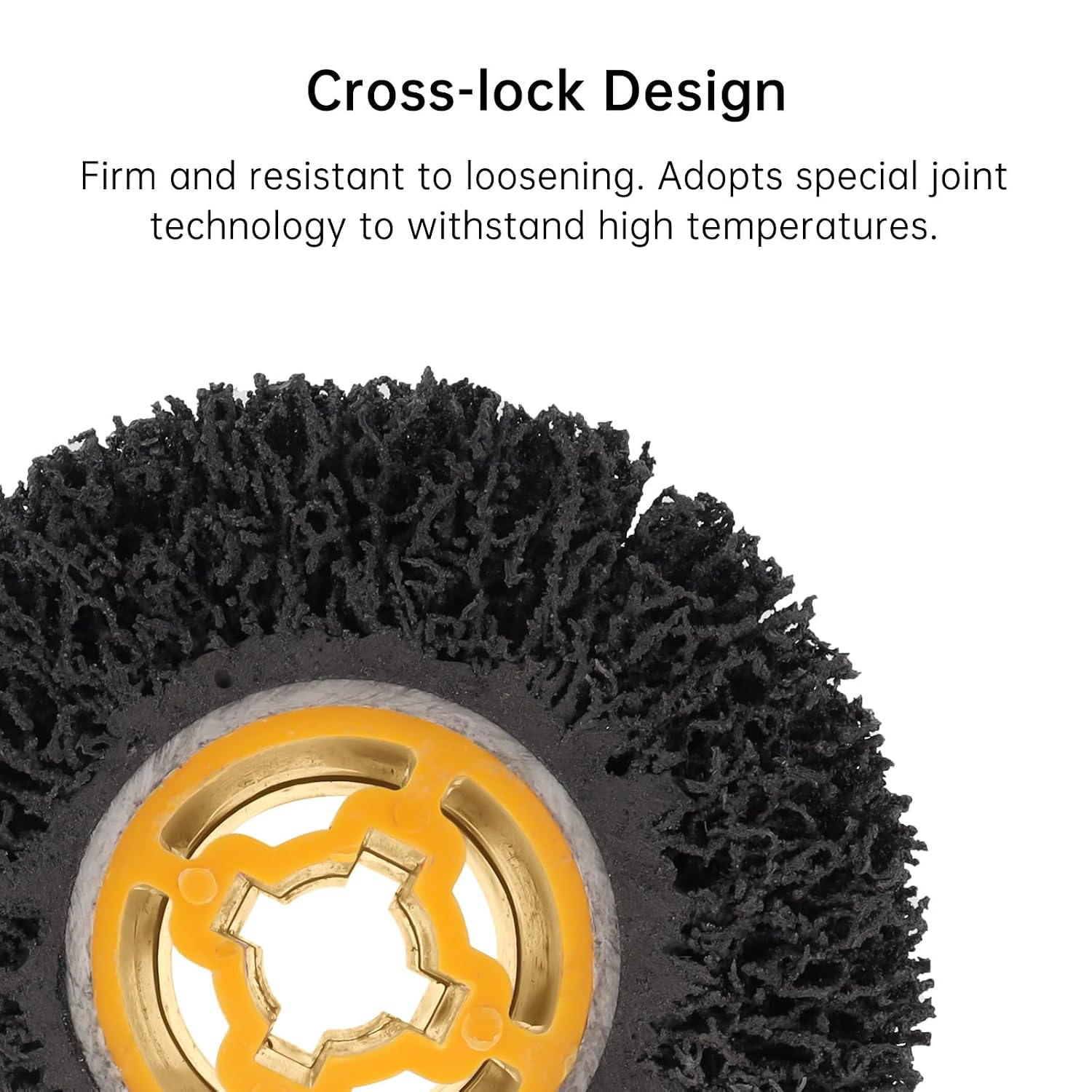Buffing Wheels 40 Grit Surface Conditioning Tool, 4.7" x 4" burnishing Drum for Surface Treatment and Rough Machining of Metal Products, Plastic Products