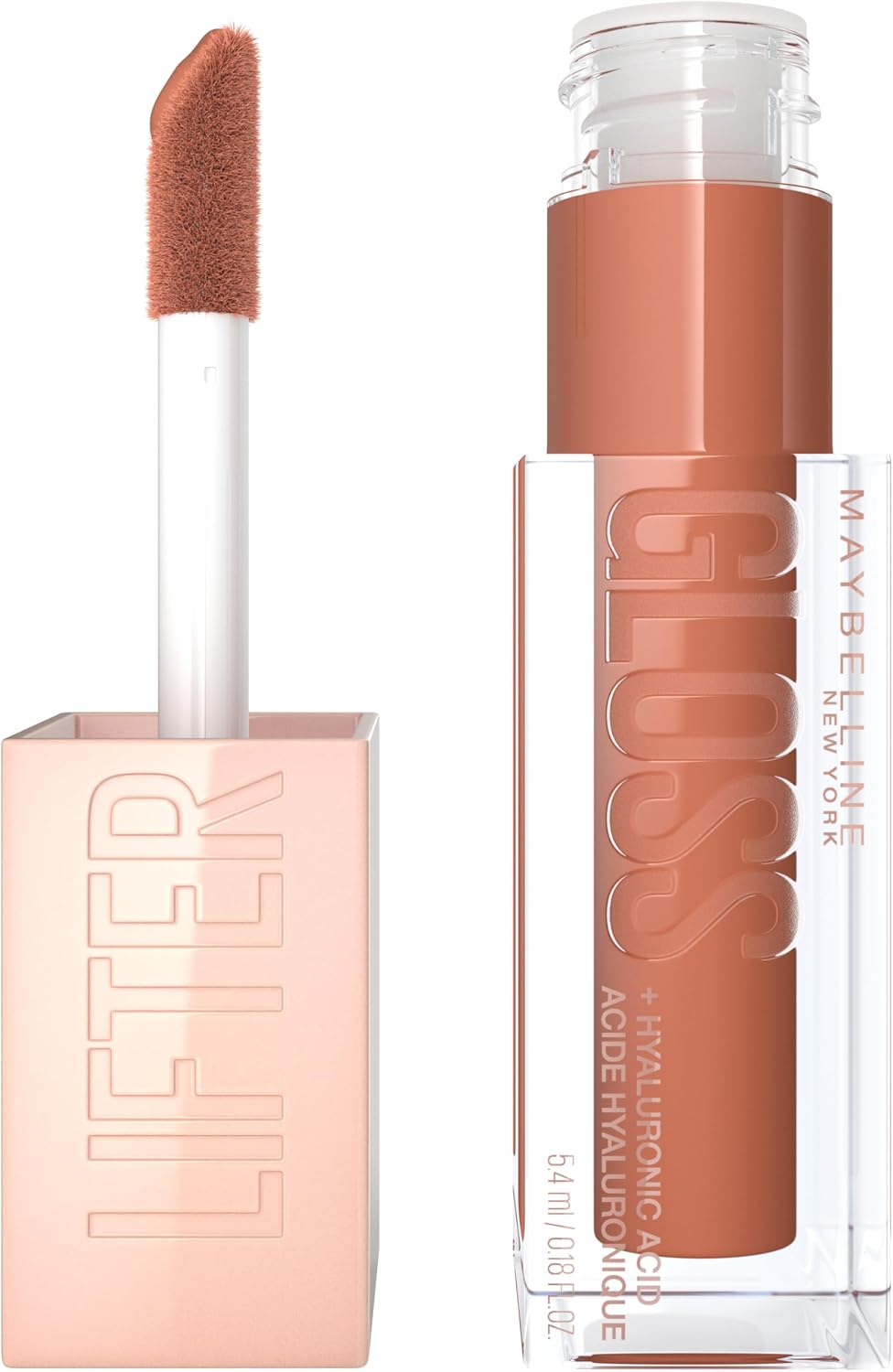 Honest review of Maybelline New York Lifter Gloss, Hydrating Lip Gloss with Hyaluronic Acid, High Shine for Fuller Looking Lips, XL Wand for One-Swipe Application, Shade: Toffee, 5.4 ml