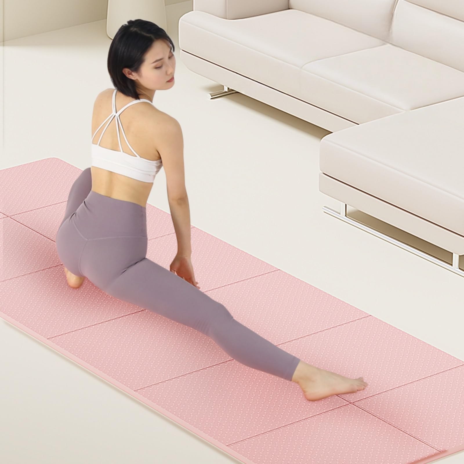 Pieghevole Tappetino Yoga Ecologico In And Elastomeri Termoplastici Per Antiscivolo Versatile Pilates Fitness Ginnastica Donne/Uomini Interno/Esterno
