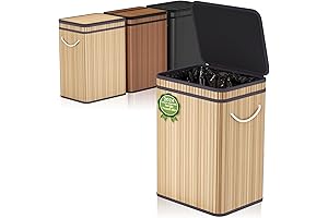 21-Gallon Bamboo Trash Bin: The Way to Bin in Style
