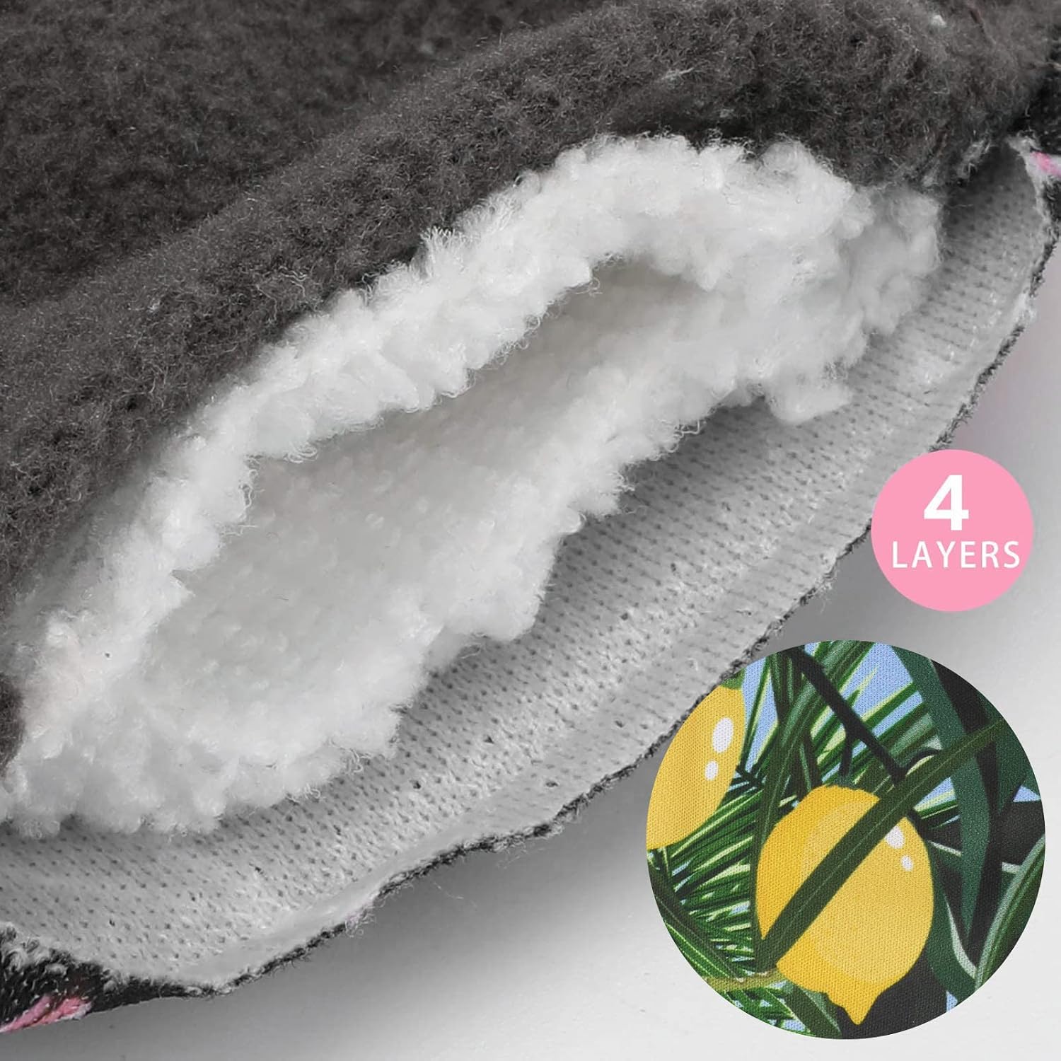 PHOGARY Reusable Menstrual Pads for Heavy Flow with Wet Bag, Sanitary Pads Set with Wings for Women, Washable Overnight Cloth Panty Liners (7 in 1, Style F)