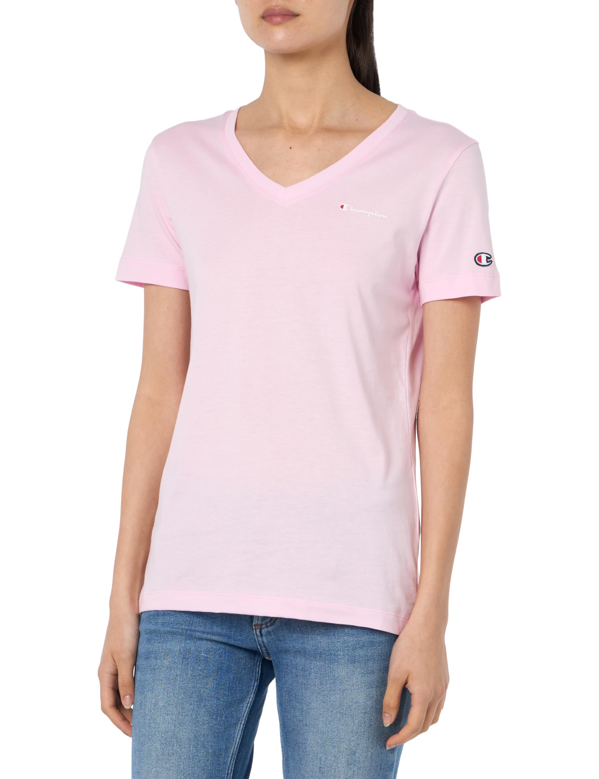 ChampionWomen's Legacy Icons W - Small Script Logo S/S V-neck T-Shirt