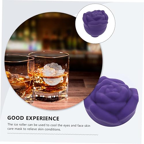 Miniatura 8 de FRCOLOR 3 piezas de bandeja de hielo de cara de rosa, molde de esfera de hielo, bandeja de jabón, mini decoración DIY moldes de chocolate, cubo de