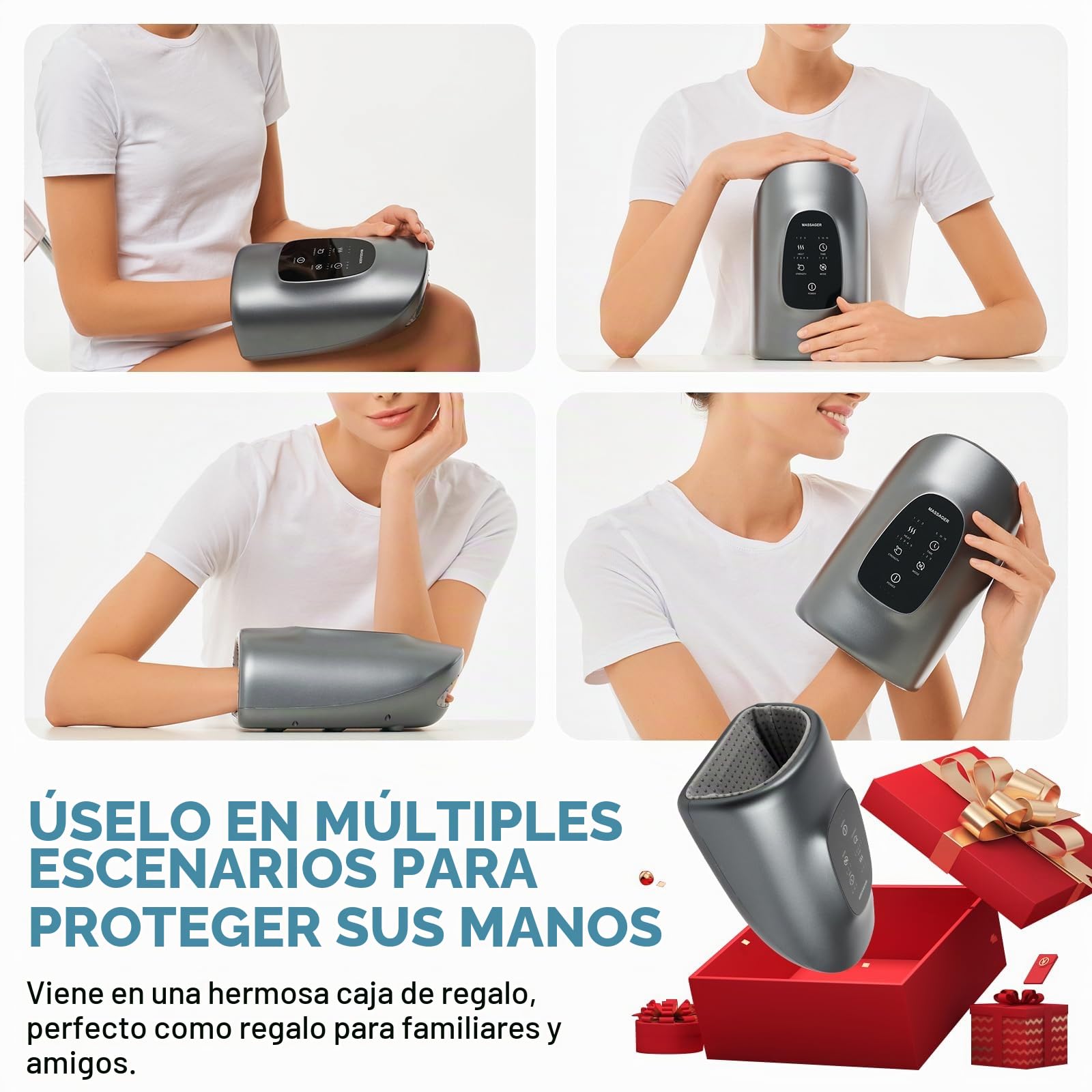 Masajeador de mano inteligente, masajeador eléctrico de mano