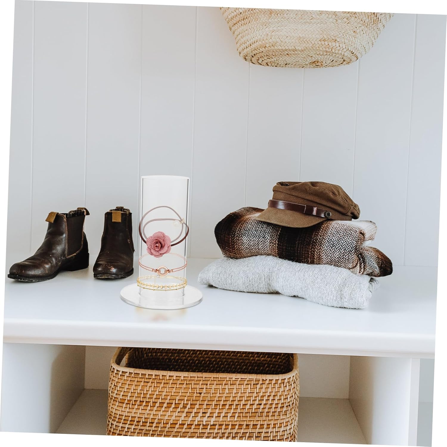 4pcs Hairband Storage Rack Hair Tie Organizer Stand Display Holder Hair Scrunchies for Girls