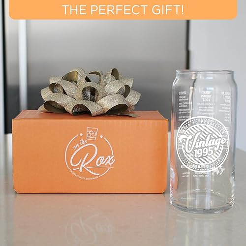 Miniatura 3 de Regalo de cumpleaños número 30 para hombres  Regalos de cumpleaños de cerveza de 20 onzas de 2 caras 1 unidad  Vaso vintage para un niño de 30 años