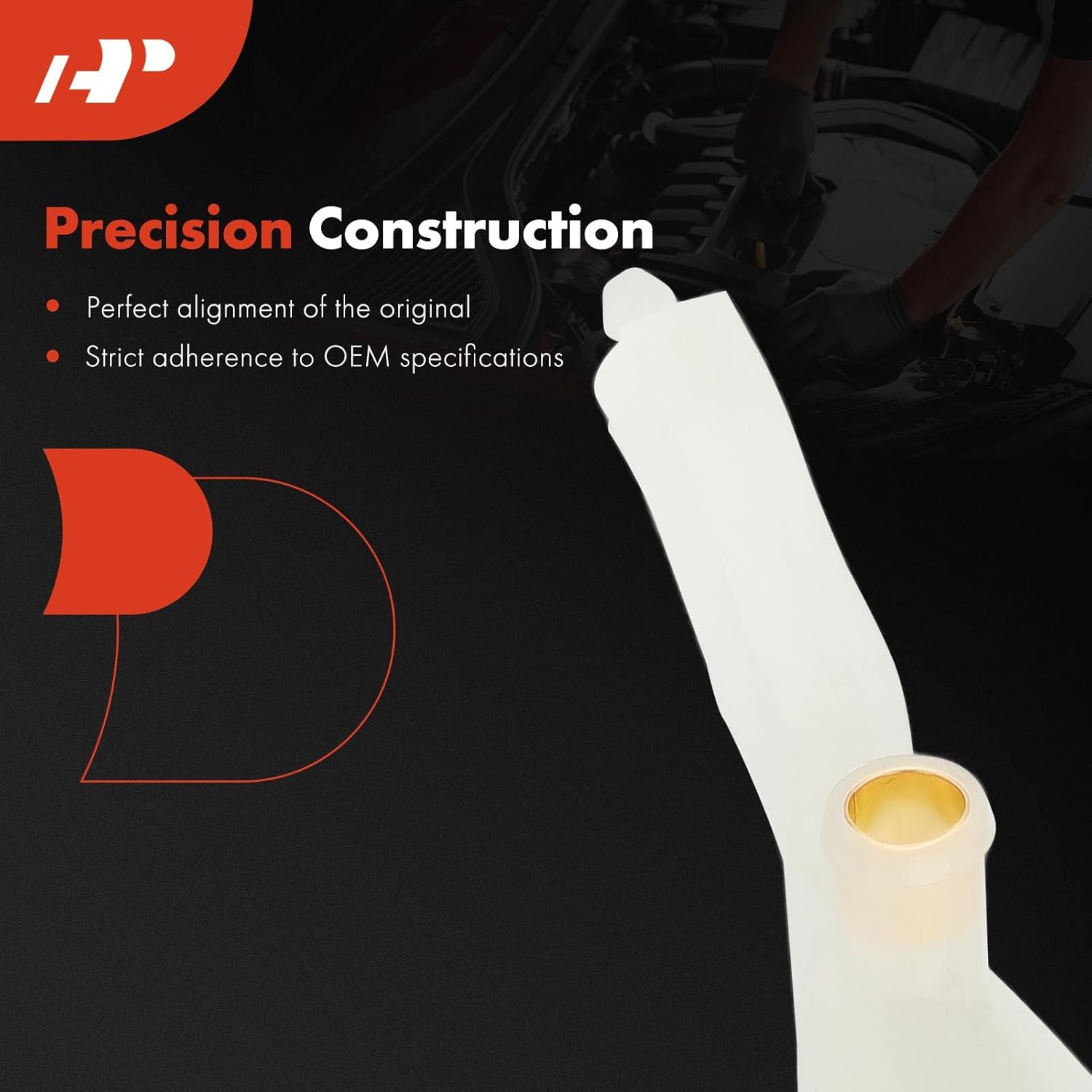 A-Premium Engine Coolant Overflow Recovery Reservoir Tank [W/ Sensor] Compatible with Mercedes-Benz [C216] CL500 2007-2013, CL600, CL63 AMG & [W221] S350, S450, S500, S550, S600, Replace # 2215000349