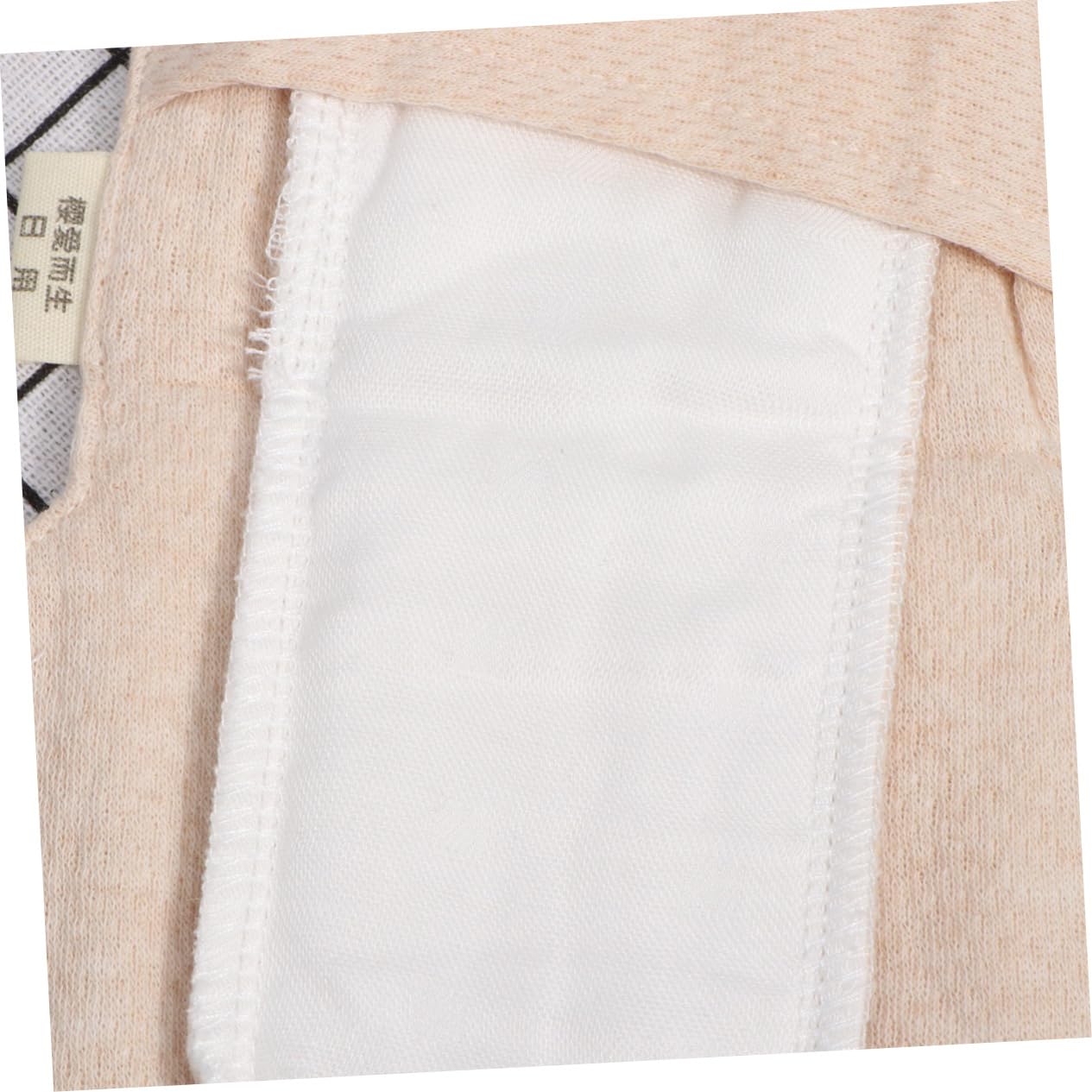2pcs Reusable Menstrual Pads Portable Washable Sanitary Towels with Absorbent Organic Cotton Panty Liners for Womens Period and Postpartum Care