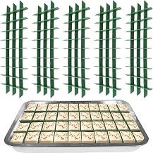 Freeze Dryer Tray Dividers Set Kitchen Storage Organizer With Long Short Compartments For Food Preservation For Harvest Right Accessory PP Material for temperature Resistant Green Transparent(Green)
