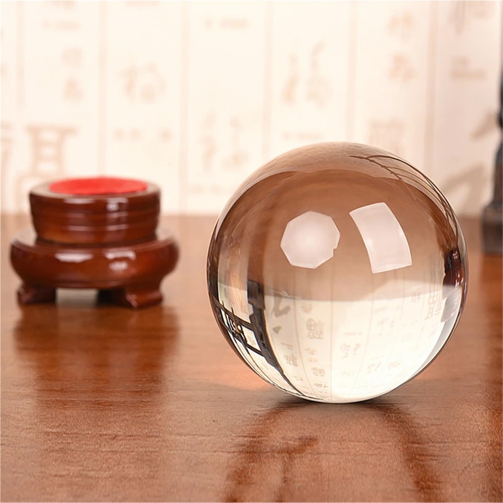 Dekorative Kristallkugeln Klare 120 mm/150 mm/180 mm/200 mm Glaskugeln, Dekor, Kristallkugel, Feng Shui-Kugeln, Briefbeschwerer, Heimdekoration, modernes Zubehör Für Die Heimdekoration(180mm,No base)