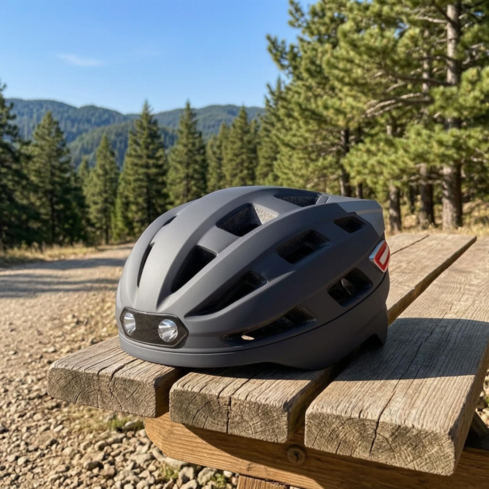 Casco Inteligente con Suave, Negro, L 57-62 Cm