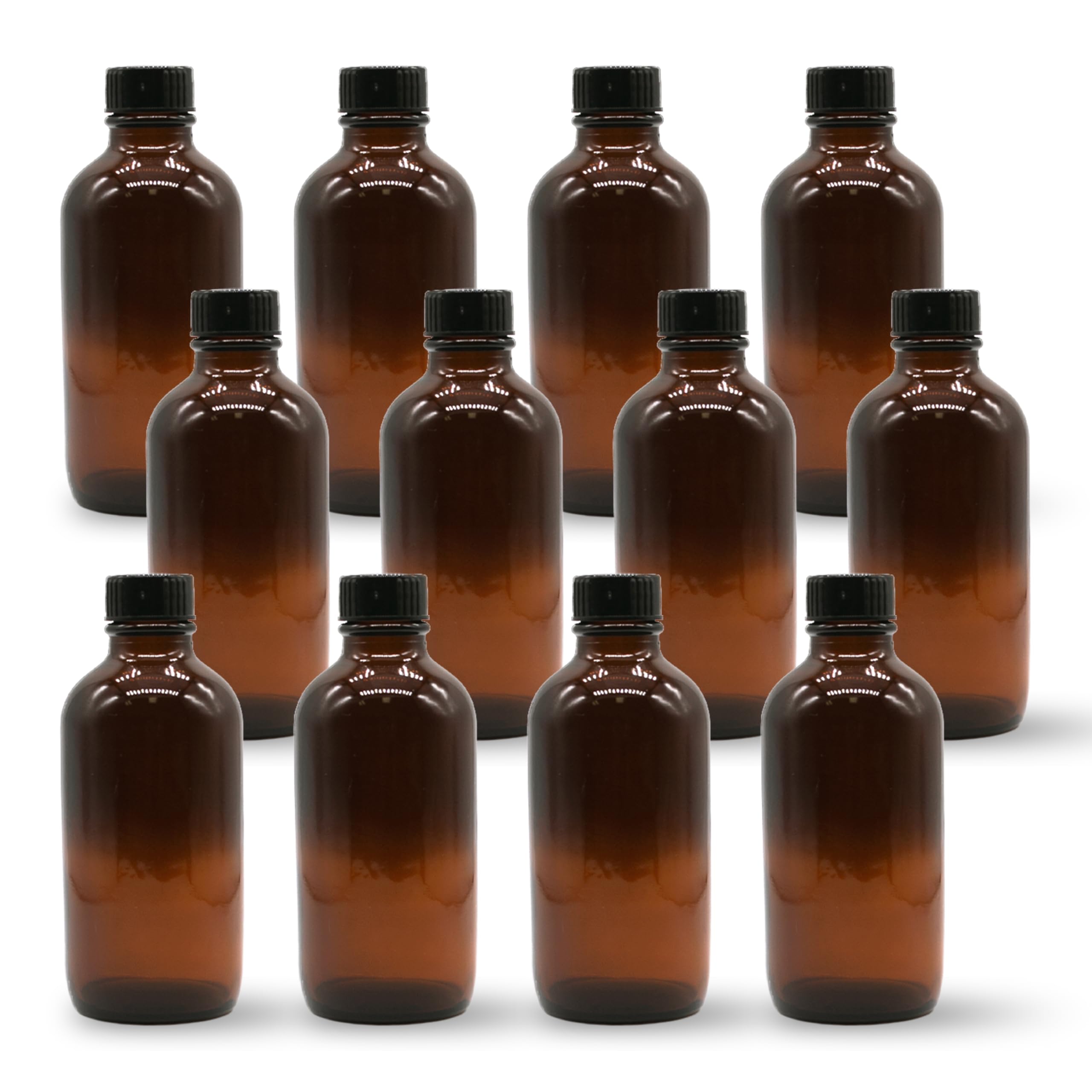 MagJo Naturals 4oz Amber Bottles