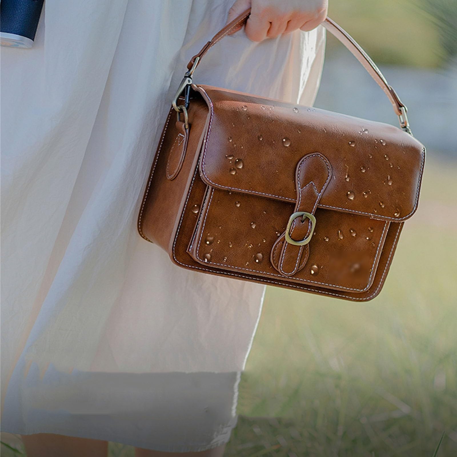 Borsa per fotocamera, DSLR/SLR/Mirrorless, borsa a tracolla compatta, imbottita, impermeabile, anti-shock