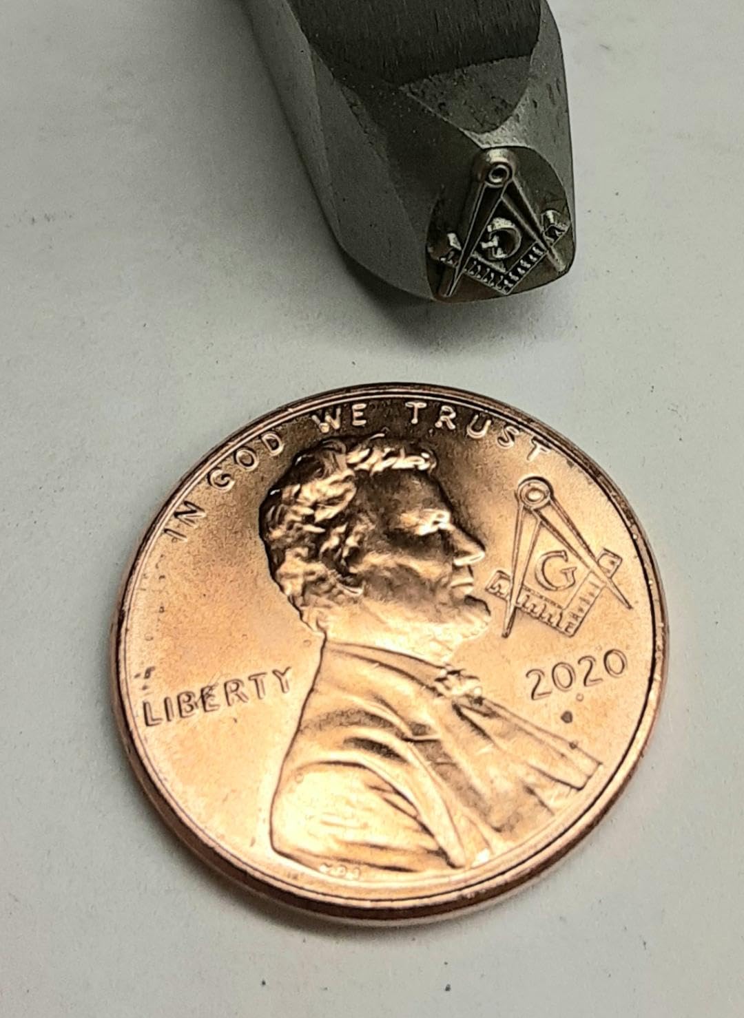 Masonic Master Mason Penny Punch Stamping Tool Fraternal Order Logo Punch Tool - Image 3