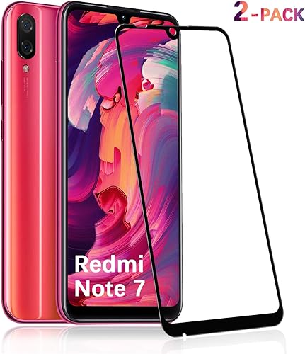SCL Schermo per Redmi Note Schermo Vetro temperato Curvo Copertura Completa DOT Matrix 2 Pezzi Case Friendly Versione aggiornata SCL Schermo per Redmi Note Schermo Vetro temperato Curvo Copertura Completa DOT Matrix 2 Pezzi Case Friendly Versione aggiornata