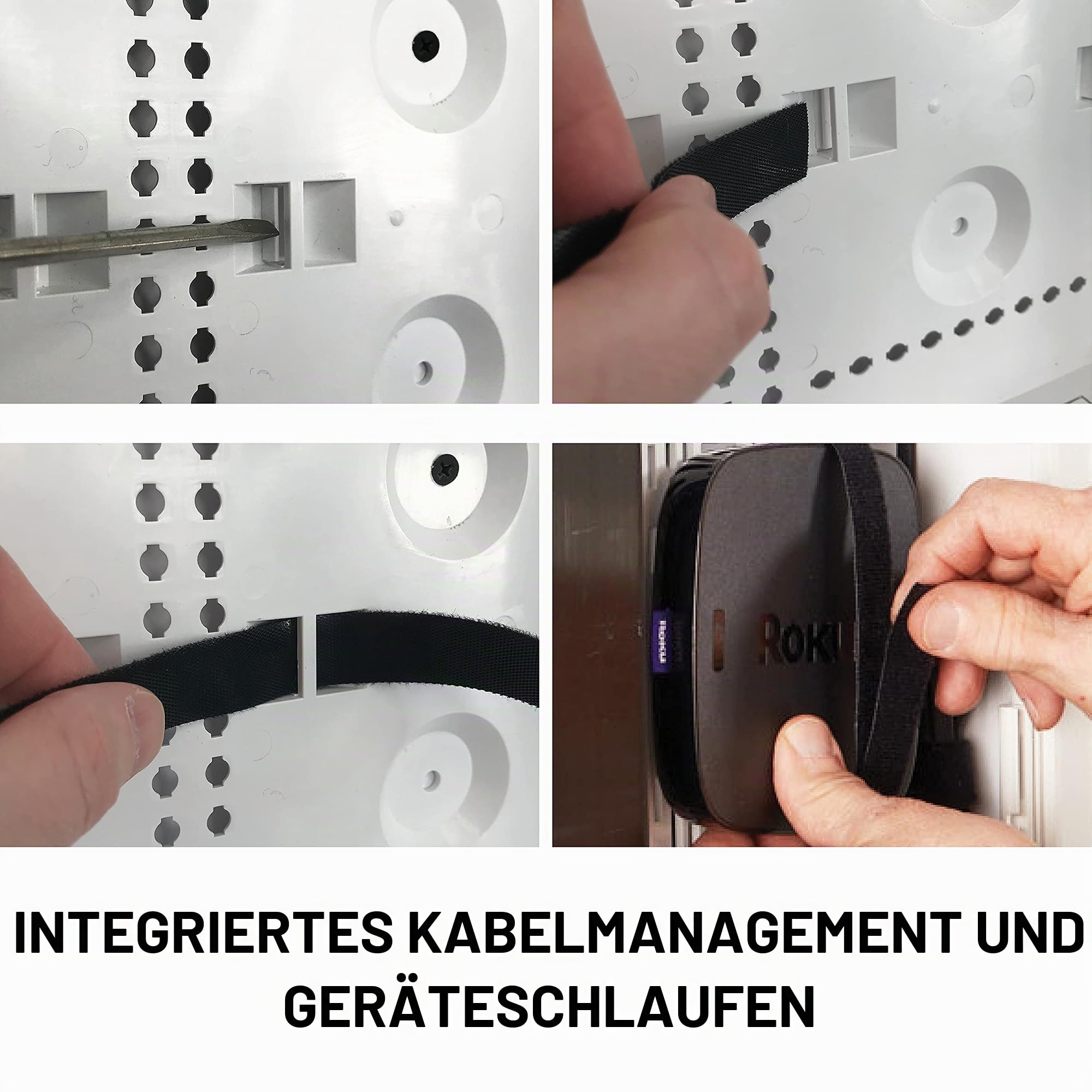 Legrand - OnQ Cable Management, strukturiertes Mediengehäuse, Wandeinbaugehäuse, TV-Heimkino-Box, versenkte Aufbewahrungsbox, vielseitig einsetzbar, 9 Zoll, Weiß (ENP0900-NA)