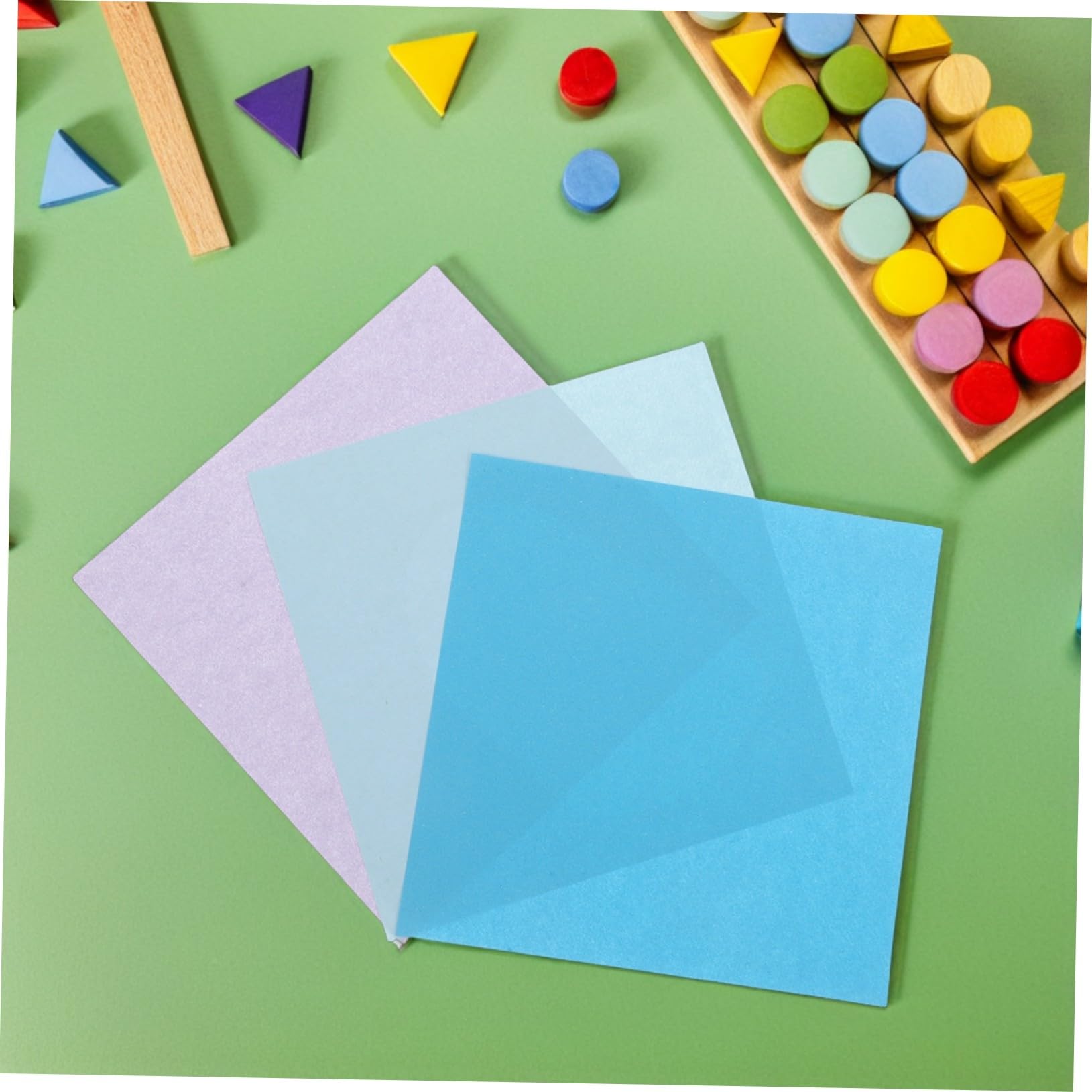 WOONEKY 600 Hojas de Papel de Origami Doble Cara 15 Cm Cuadrado para Manualidades Infantiles Niños Niñas
