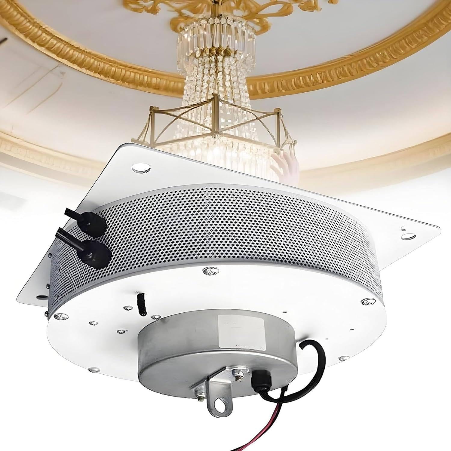 Elektrische Hebezeuge, 40 kg (88 lbs)/70 kg (154 lbs) Hub Kronleuchterheber Motorisierter Villen Schwerlast-Pendelleuchtenheber Elektrischer Kronleuchterheber mit Fernbedienung 70kg(154Lbs)