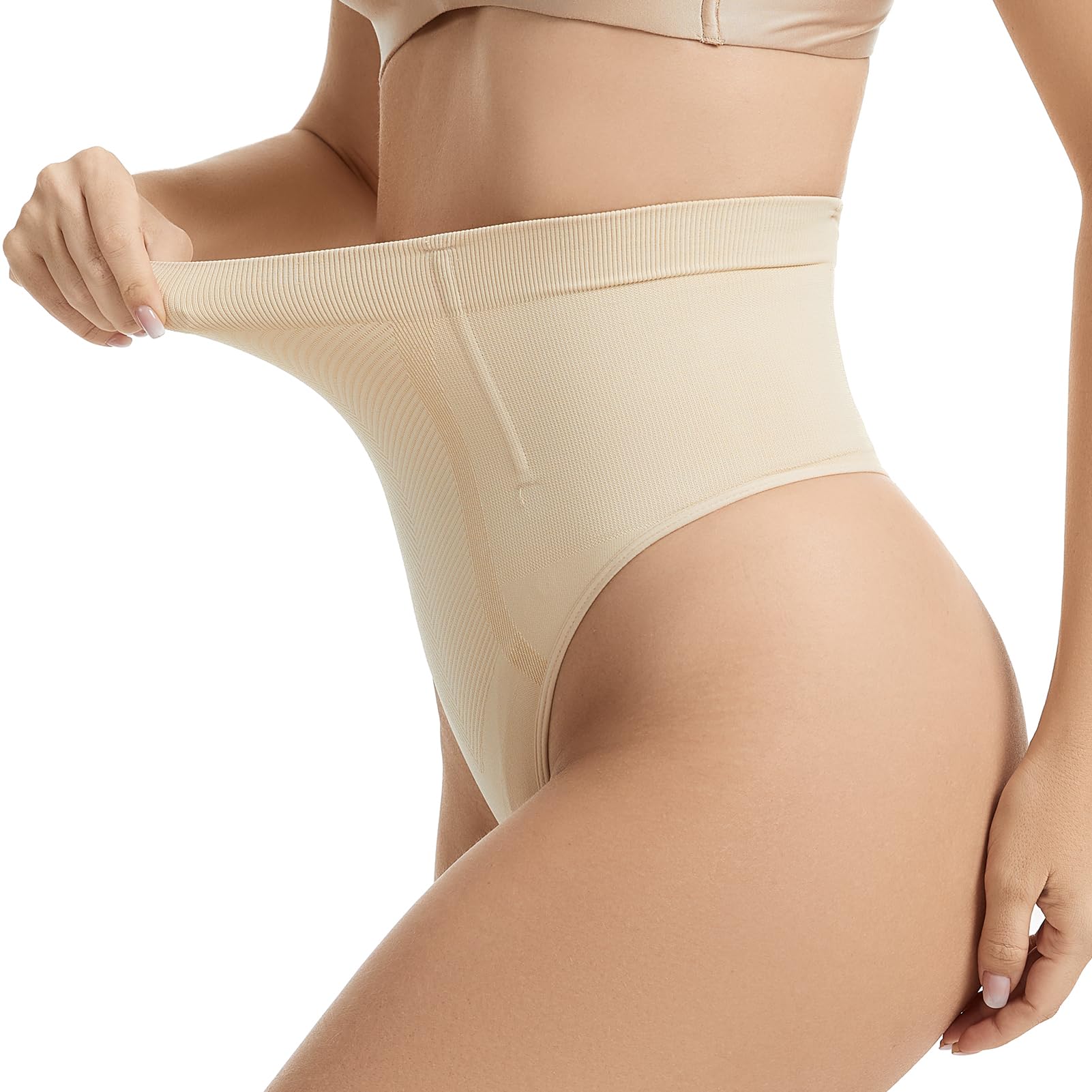 KSKshape Bielizna modelująca brzuch stringi dla kobiet wyszczuplające stringi bezszwowe bielizna modelująca sylwetkę