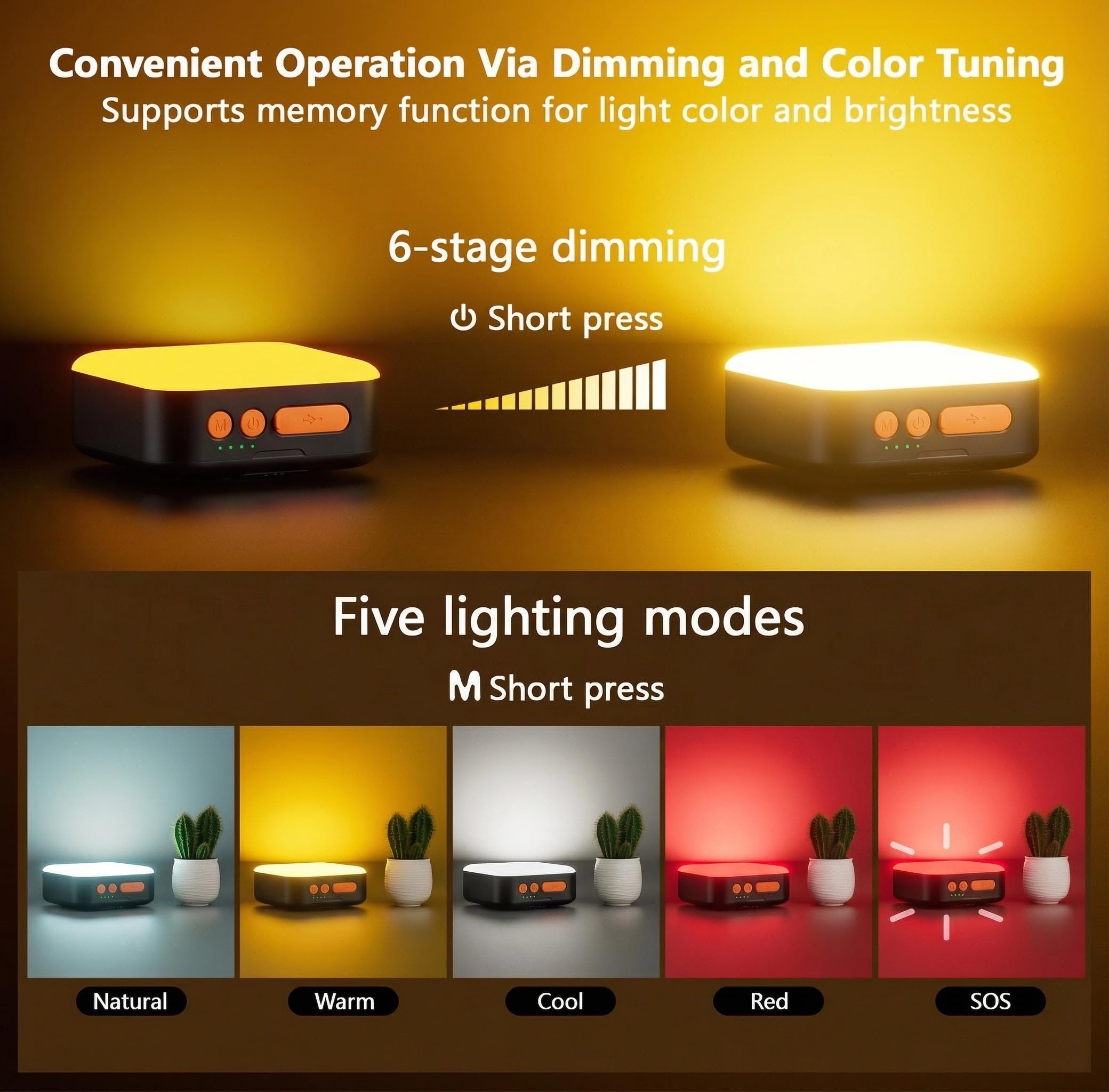 Solar-Camping-Laterne, Solar-Camping-Licht, 5200 mAh, wiederaufladbar, 2000 Lumen, 5 Lichtmodi, Laternen für Stromausfälle, Hurrikan, IP65 wasserdicht, Wandern, Fisch, Notfall und Zuhause