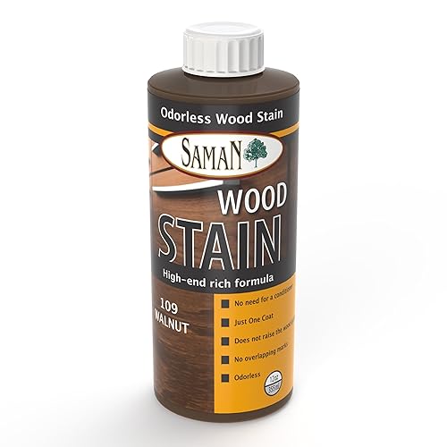 SamaN Interior Water Based Wood Stain - Natural Stain for